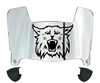 Weber State Wildcats Mini Football Helmet Visor Shield w/ Clips - PICK VISOR & LOGO COLOR