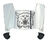 Weber State Wildcats Mini Football Helmet Visor Shield w/ Clips - PICK VISOR & LOGO COLOR