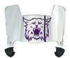 Weber State Wildcats Mini Football Helmet Visor Shield w/ Clips - PICK VISOR & LOGO COLOR