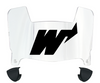 Weber State Wildcats Mini Football Helmet Visor Shield w/ Clips - PICK VISOR & LOGO COLOR