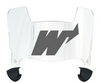 Weber State Wildcats Mini Football Helmet Visor Shield w/ Clips - PICK VISOR & LOGO COLOR