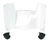Weber State Wildcats Mini Football Helmet Visor Shield w/ Clips - PICK VISOR & LOGO COLOR