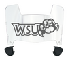 Weber State Wildcats Mini Football Helmet Visor Shield w/ Clips - PICK VISOR & LOGO COLOR