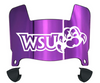 Weber State Wildcats Mini Football Helmet Visor Shield w/ Clips - PICK VISOR & LOGO COLOR