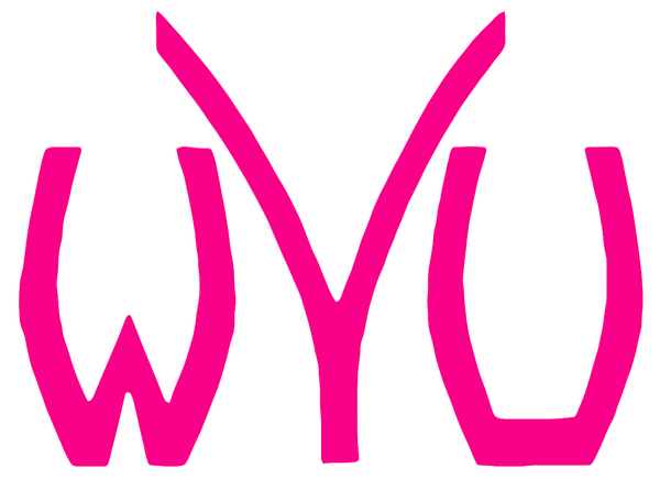 West Virginia Mountaineers Hot Pink Retro Throwback Logo Premium DieCut Vinyl Decal PICK SIZE