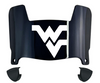 West Virginia Mountaineers Mini Football Helmet Visor Shield w/ Clips - PICK VISOR & LOGO COLOR