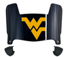 West Virginia Mountaineers Mini Football Helmet Visor Shield w/ Clips - PICK VISOR & LOGO COLOR