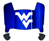 West Virginia Mountaineers Mini Football Helmet Visor Shield w/ Clips - PICK VISOR & LOGO COLOR
