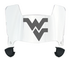 West Virginia Mountaineers Mini Football Helmet Visor Shield w/ Clips - PICK VISOR & LOGO COLOR