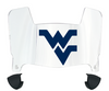 West Virginia Mountaineers Mini Football Helmet Visor Shield w/ Clips - PICK VISOR & LOGO COLOR
