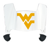 West Virginia Mountaineers Mini Football Helmet Visor Shield w/ Clips - PICK VISOR & LOGO COLOR