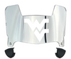 West Virginia Mountaineers Mini Football Helmet Visor Shield w/ Clips - PICK VISOR & LOGO COLOR