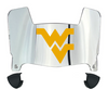 West Virginia Mountaineers Mini Football Helmet Visor Shield w/ Clips - PICK VISOR & LOGO COLOR