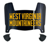 West Virginia Mountaineers Mini Football Helmet Visor Shield w/ Clips - PICK VISOR & LOGO COLOR