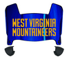 West Virginia Mountaineers Mini Football Helmet Visor Shield w/ Clips - PICK VISOR & LOGO COLOR