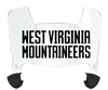 West Virginia Mountaineers Mini Football Helmet Visor Shield w/ Clips - PICK VISOR & LOGO COLOR