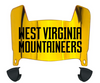 West Virginia Mountaineers Mini Football Helmet Visor Shield w/ Clips - PICK VISOR & LOGO COLOR