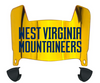 West Virginia Mountaineers Mini Football Helmet Visor Shield w/ Clips - PICK VISOR & LOGO COLOR
