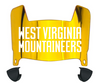 West Virginia Mountaineers Mini Football Helmet Visor Shield w/ Clips - PICK VISOR & LOGO COLOR