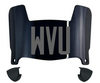 West Virginia Mountaineers Mini Football Helmet Visor Shield w/ Clips - PICK VISOR & LOGO COLOR