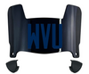 West Virginia Mountaineers Mini Football Helmet Visor Shield w/ Clips - PICK VISOR & LOGO COLOR
