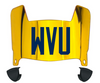 West Virginia Mountaineers Mini Football Helmet Visor Shield w/ Clips - PICK VISOR & LOGO COLOR