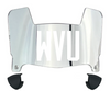 West Virginia Mountaineers Mini Football Helmet Visor Shield w/ Clips - PICK VISOR & LOGO COLOR