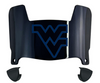 West Virginia Mountaineers Mini Football Helmet Visor Shield w/ Clips - PICK VISOR & LOGO COLOR
