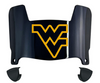 West Virginia Mountaineers Mini Football Helmet Visor Shield w/ Clips - PICK VISOR & LOGO COLOR