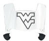 West Virginia Mountaineers Mini Football Helmet Visor Shield w/ Clips - PICK VISOR & LOGO COLOR