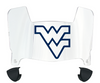 West Virginia Mountaineers Mini Football Helmet Visor Shield w/ Clips - PICK VISOR & LOGO COLOR