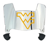 West Virginia Mountaineers Mini Football Helmet Visor Shield w/ Clips - PICK VISOR & LOGO COLOR