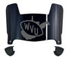 West Virginia Mountaineers Mini Football Helmet Visor Shield w/ Clips - PICK VISOR & LOGO COLOR