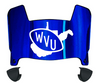 West Virginia Mountaineers Mini Football Helmet Visor Shield w/ Clips - PICK VISOR & LOGO COLOR