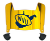 West Virginia Mountaineers Mini Football Helmet Visor Shield w/ Clips - PICK VISOR & LOGO COLOR