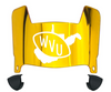 West Virginia Mountaineers Mini Football Helmet Visor Shield w/ Clips - PICK VISOR & LOGO COLOR