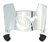 West Virginia Mountaineers Mini Football Helmet Visor Shield w/ Clips - PICK VISOR & LOGO COLOR
