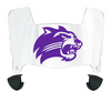 Western Carolina Catamounts Mini Football Helmet Visor Shield w/ Clips - PICK VISOR & LOGO COLOR