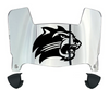Western Carolina Catamounts Mini Football Helmet Visor Shield w/ Clips - PICK VISOR & LOGO COLOR