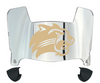 Western Carolina Catamounts Mini Football Helmet Visor Shield w/ Clips - PICK VISOR & LOGO COLOR