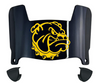 Western Illinois Leathernecks Mini Football Helmet Visor Shield w/ Clips - PICK VISOR & LOGO COLOR