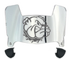 Western Illinois Leathernecks Mini Football Helmet Visor Shield w/ Clips - PICK VISOR & LOGO COLOR