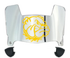 Western Illinois Leathernecks Mini Football Helmet Visor Shield w/ Clips - PICK VISOR & LOGO COLOR