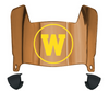 Western Michigan Broncos Mini Football Helmet Visor Shield w/ Clips - PICK VISOR & LOGO COLOR