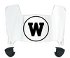 Western Michigan Broncos Mini Football Helmet Visor Shield w/ Clips - PICK VISOR & LOGO COLOR