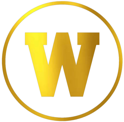 Western Michigan Broncos GOLD CHROME MIRROR Team Logo Premium DieCut Vinyl Decal PICK SIZE