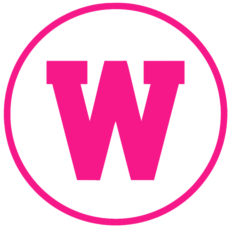Western Michigan Broncos Hot Pink Team Logo Premium DieCut Vinyl Decal PICK SIZE