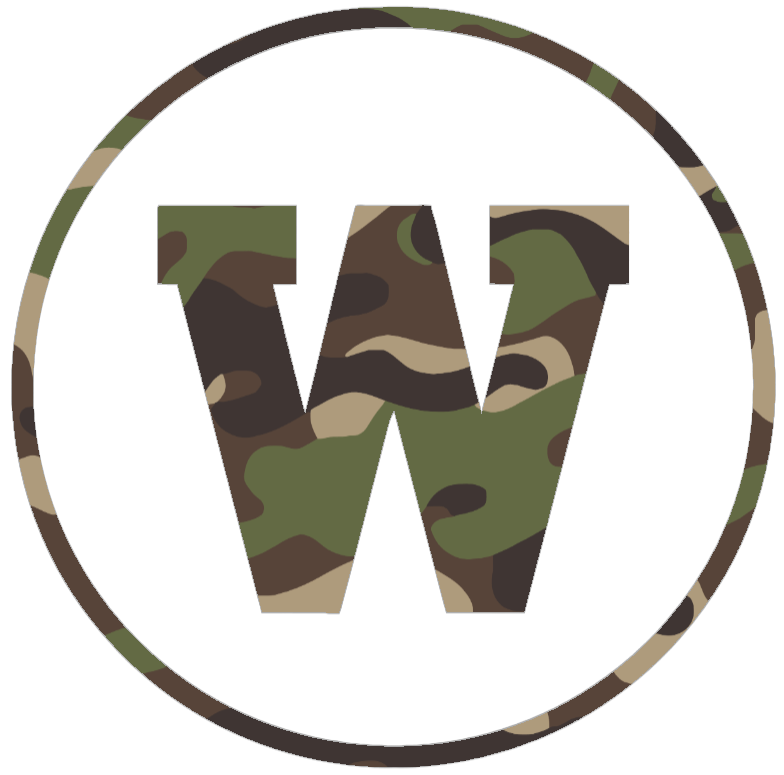 Western Michigan Broncos Woodland Camo Camouflage Team Logo Premium DieCut Vinyl Decal PICK SIZE