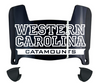 Western Carolina Catamounts Mini Football Helmet Visor Shield w/ Clips - PICK VISOR & LOGO COLOR