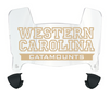 Western Carolina Catamounts Mini Football Helmet Visor Shield w/ Clips - PICK VISOR & LOGO COLOR